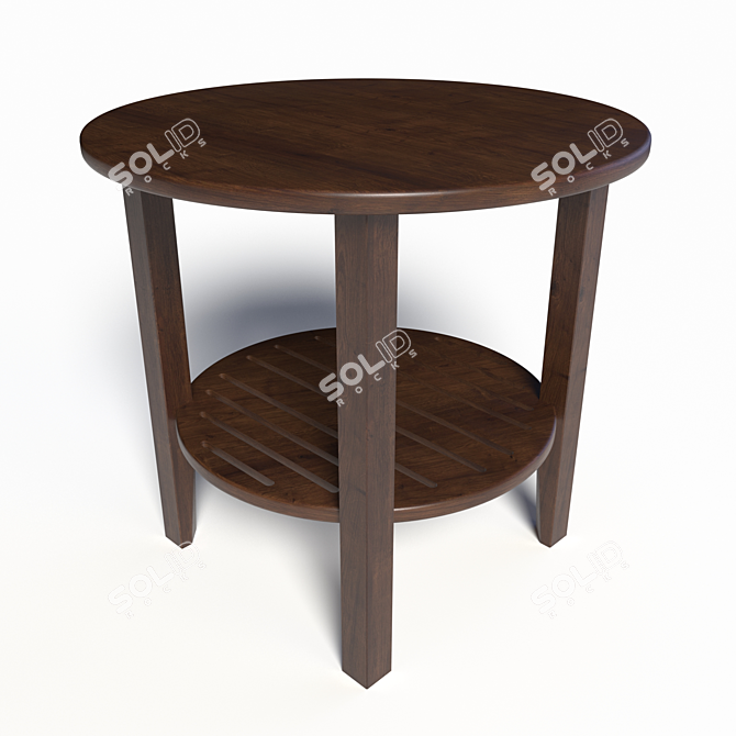 Modern Soft Light Table Set 3D model image 1