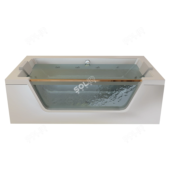 Havana Bathtub: Luxurious and Stylish 3D model image 1