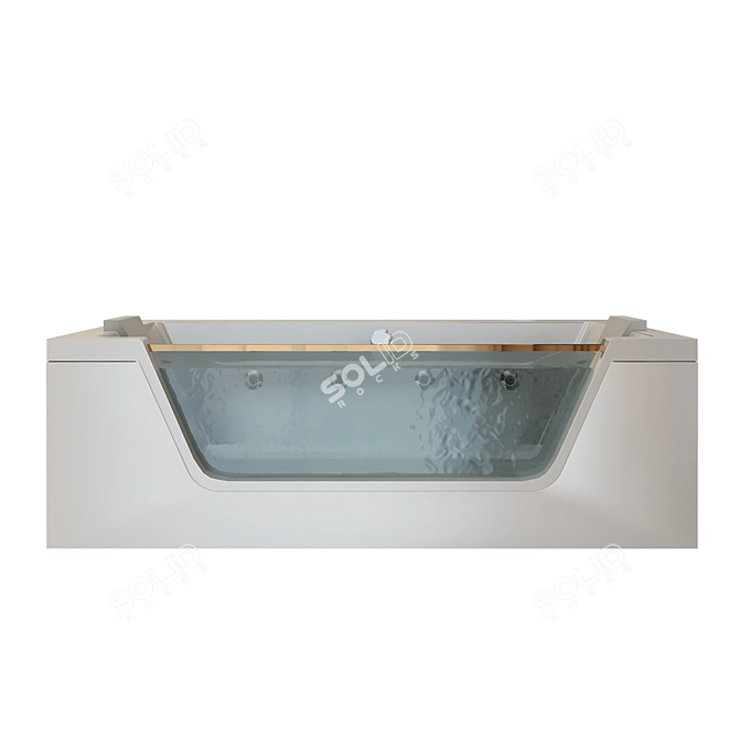 Havana Bathtub: Luxurious and Stylish 3D model image 2