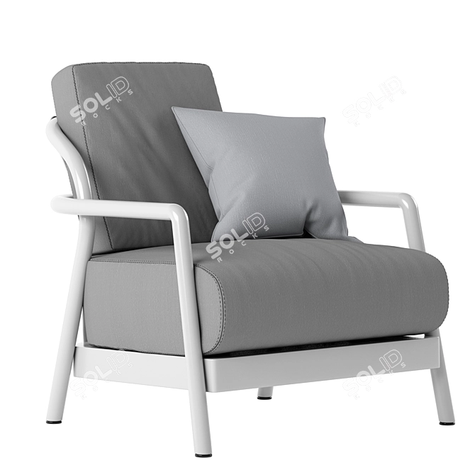 Alison Flexform Outdoor Sofa 3D model image 1