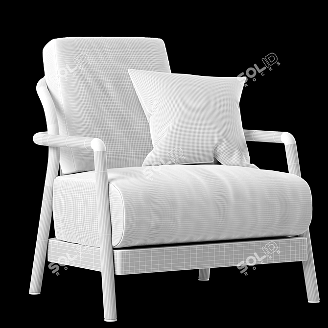 Alison Flexform Outdoor Sofa 3D model image 3