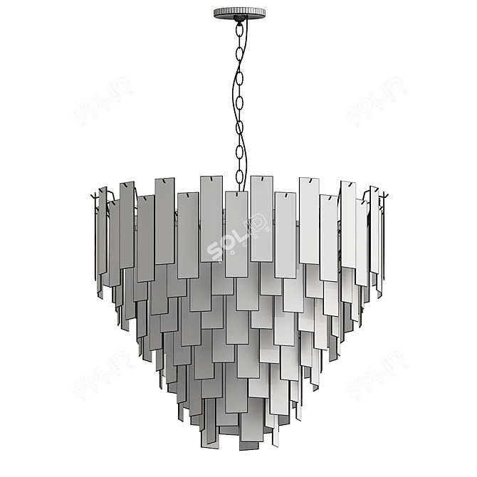 Elegant Glow: Favorite Chandelier 3D model image 2