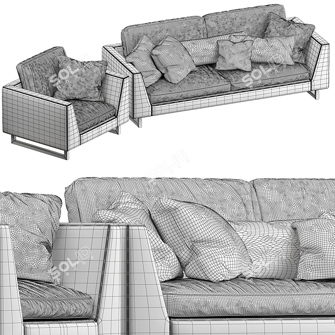 Jasper Corner Sofa 3D model image 2