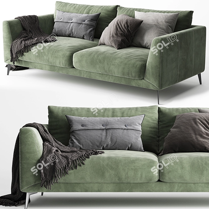 Contemporary BoConcept Fargo Sofa 3D model image 1