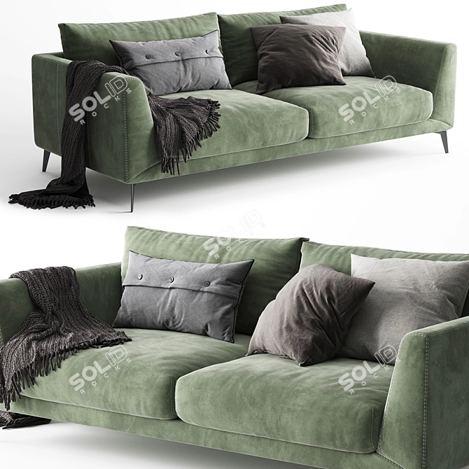 Contemporary BoConcept Fargo Sofa 3D model image 2