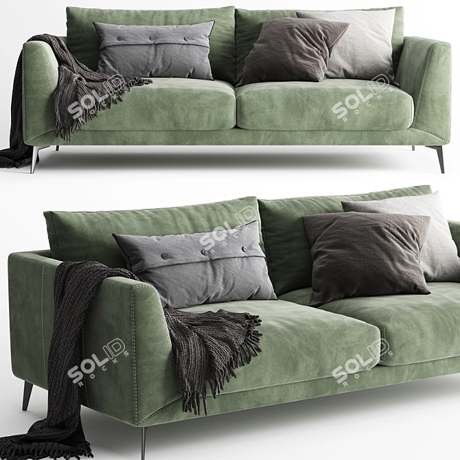 Contemporary BoConcept Fargo Sofa 3D model image 3