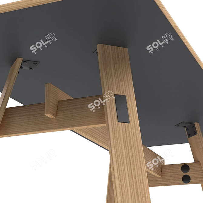 All-in-One Versatile Desk 3D model image 3