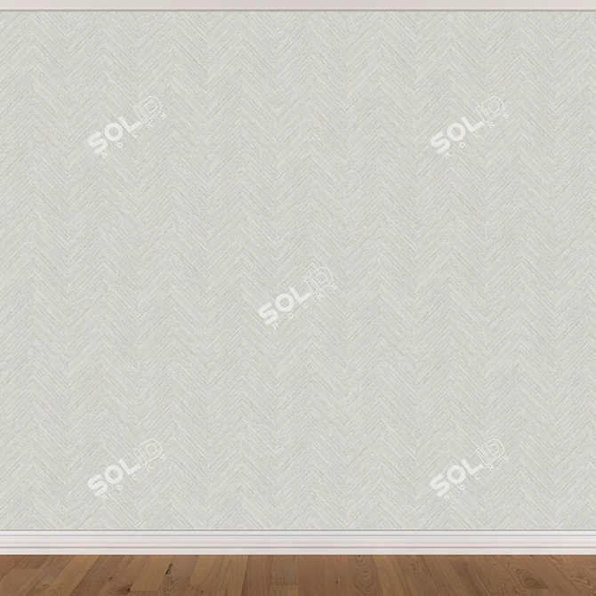 Seamless Wallpaper Set: 3 Textures 3D model image 3