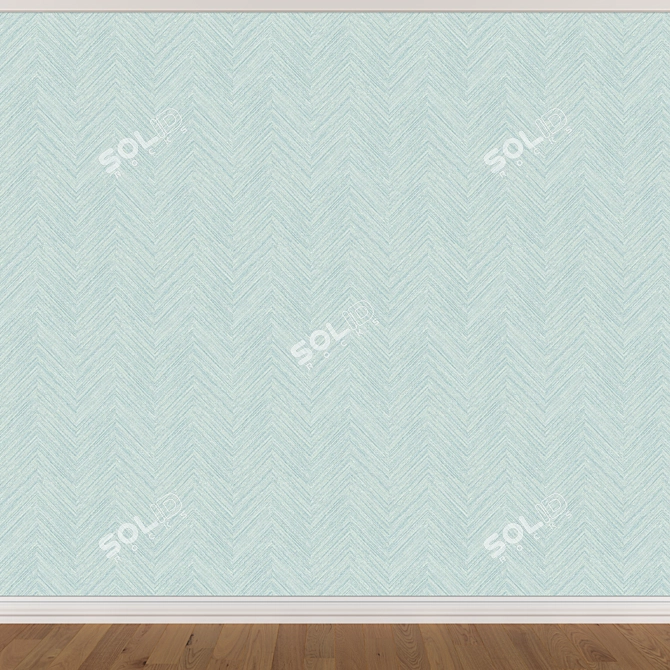 Seamless Wallpaper Set: 3 Textures 3D model image 4