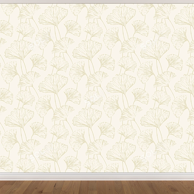 Seamless Wallpaper Set - 3 Colors 3D model image 2