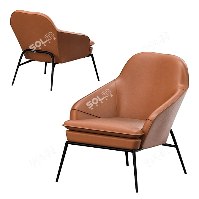 Modern Office Chair KK00147 3D model image 1