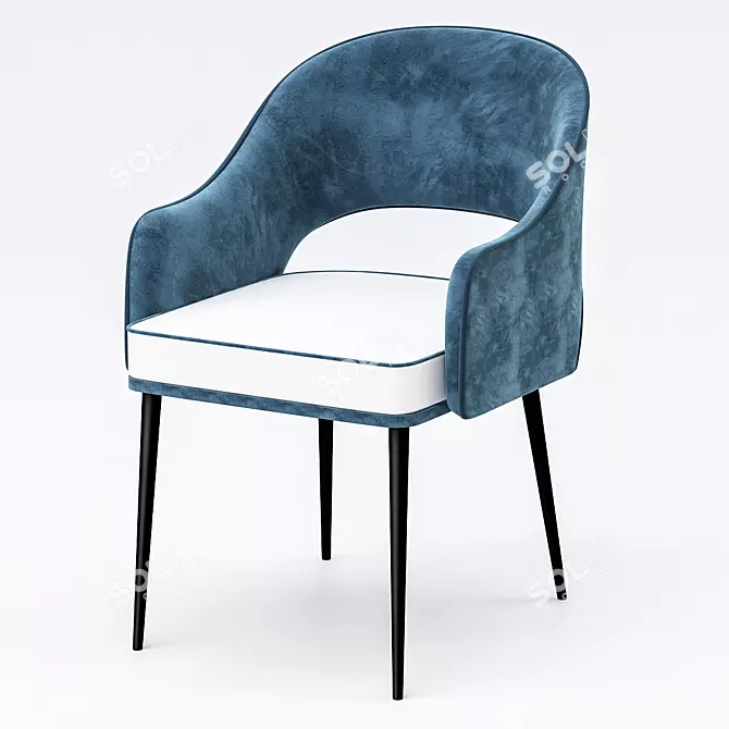 Elegant Dining Chair ST00109 3D model image 1