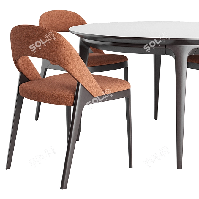 Convertible Clamp Table and Chair 3D model image 3