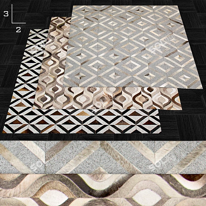 Archived Carpets | Premium Textured Collection 3D model image 1