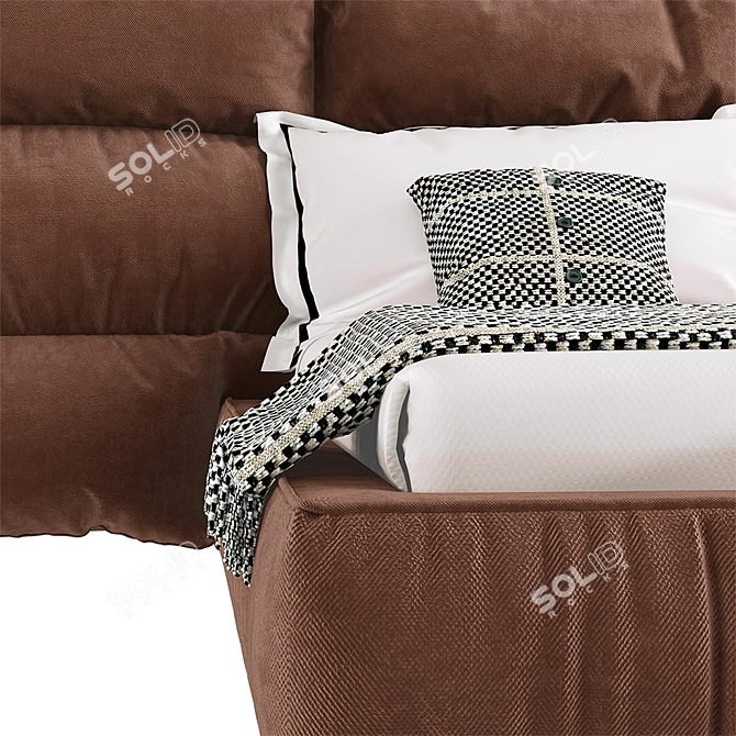 Title: Visionnaire Palau Large Bed 3D model image 4