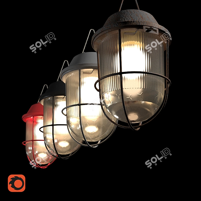 Versatile Outdoor Lighting Set 3D model image 3