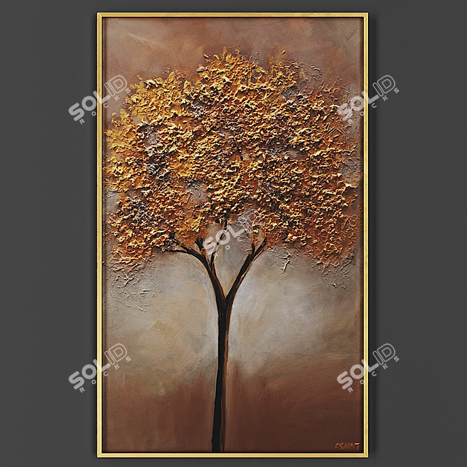 Elegant Photo Frame 00036-66 3D model image 1