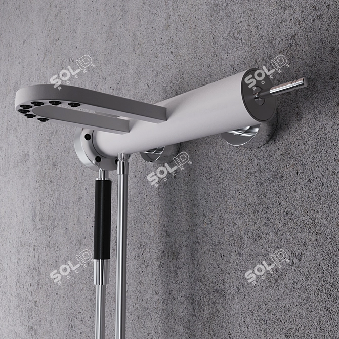 Elegant Italian Faucet: Rubinetterie Treemme Philo 3D model image 2