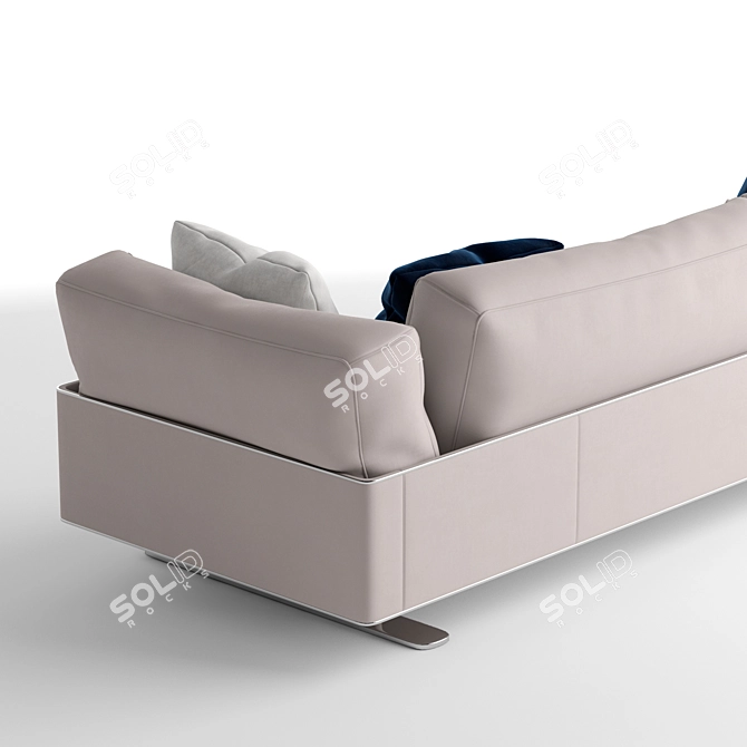 Longhi Ritual Sofa: Stylish, Comfortable, Spacious 3D model image 2