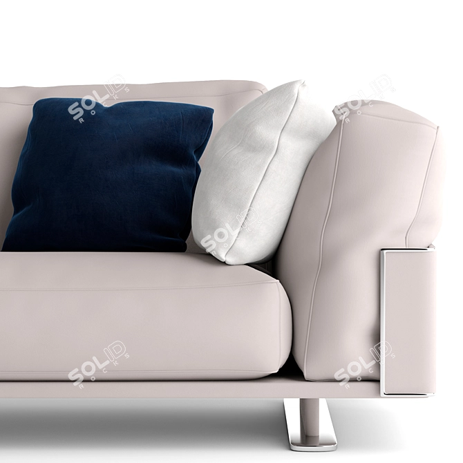 Longhi Ritual Sofa: Stylish, Comfortable, Spacious 3D model image 3