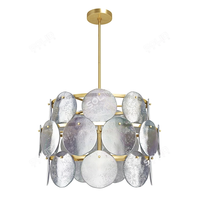 Elegant Evelyn Chandelier - Arteriors 3D model image 1