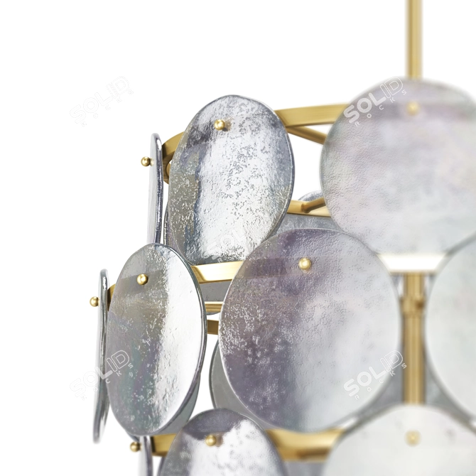 Elegant Evelyn Chandelier - Arteriors 3D model image 3