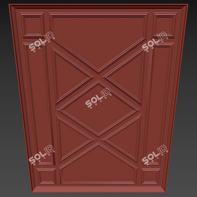 Customizable Ceiling with Lighting 3D model image 4