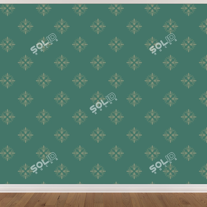 Seamless Wallpaper Set - 3 Colors 3D model image 3