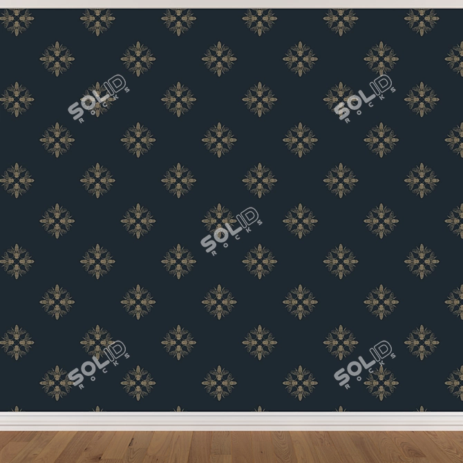 Seamless Wallpaper Set - 3 Colors 3D model image 4