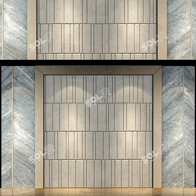 Russian to English Translation Available Modern Design Panel 33 3D model image 1