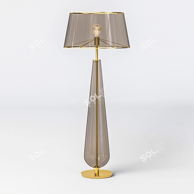 Elegant Boscove Floor Lamp 3D model image 1