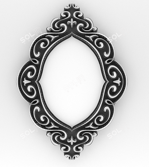 Vintage Vanity Mirror 3D model image 4