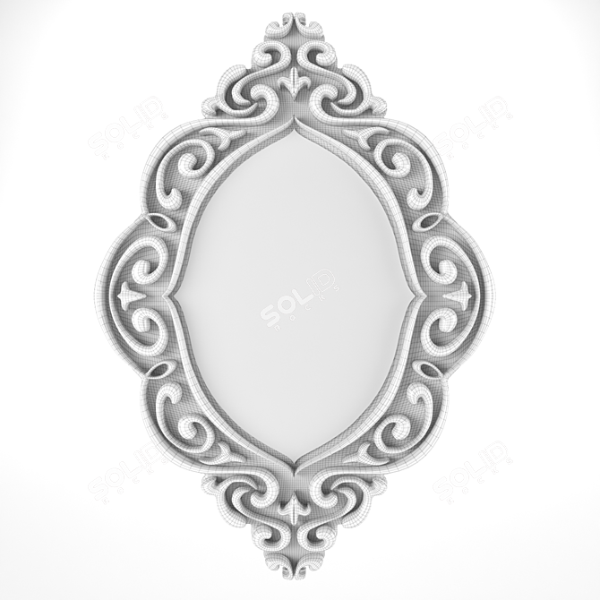 Vintage Vanity Mirror 3D model image 6