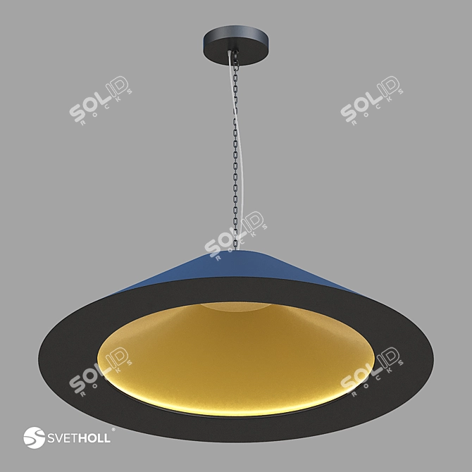 Mystic Glow Pendant 3D model image 1