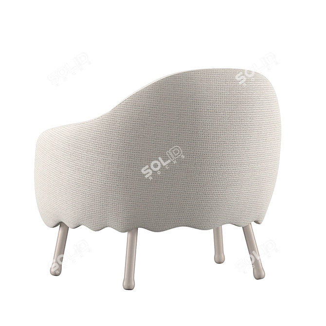 Sleek Corolla Chair: Elegant, Modern Design 3D model image 6