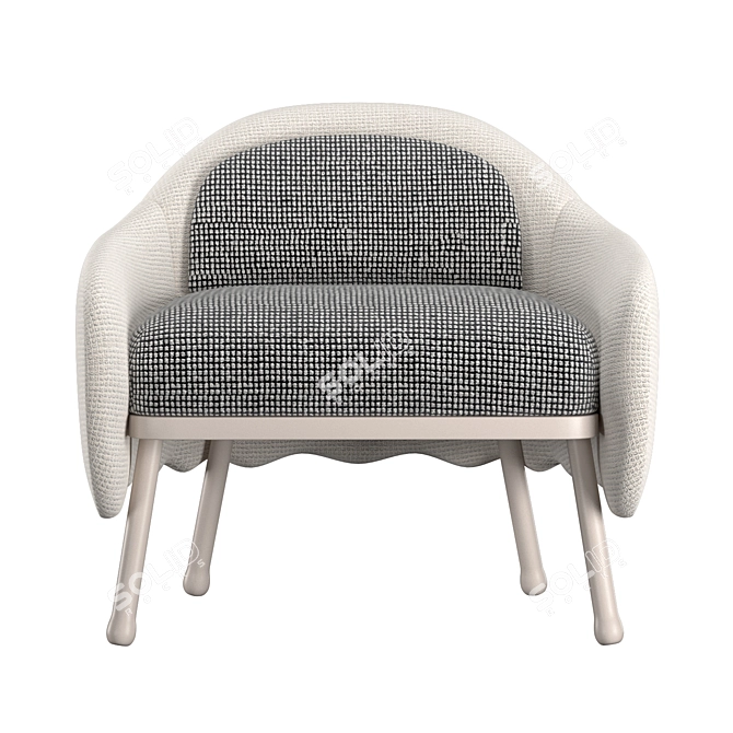 Sleek Corolla Chair: Elegant, Modern Design 3D model image 7