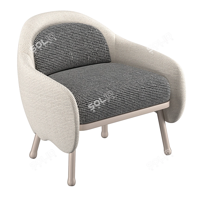 Sleek Corolla Chair: Elegant, Modern Design 3D model image 3