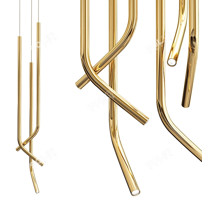 Modern Minimalist Pendant Collection 3D model image 2