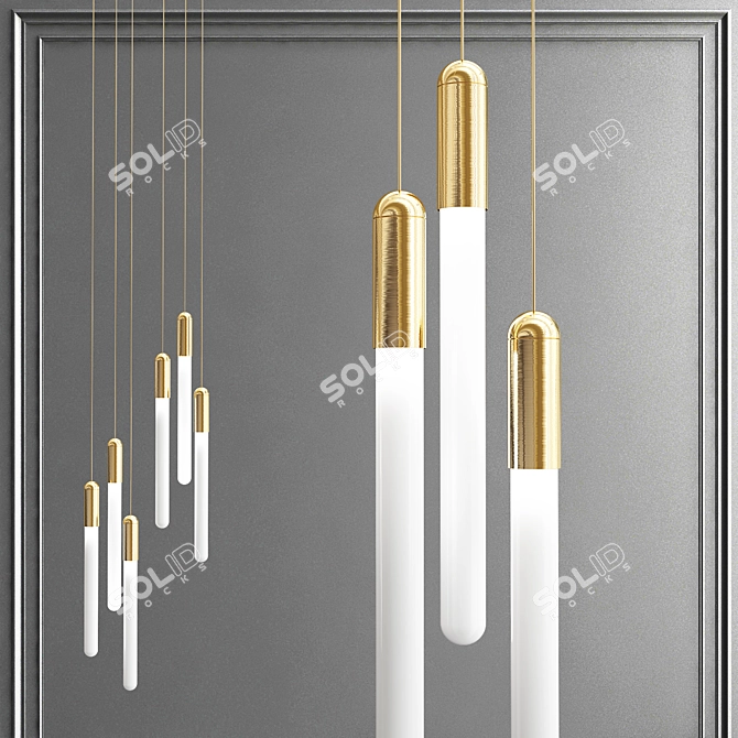 Modern Minimalist Pendant Collection 3D model image 3