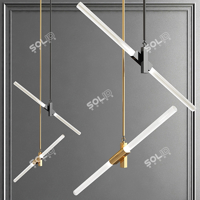 Modern Minimalist Pendant Collection 3D model image 5