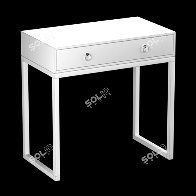 Elegant Vanity Table - 800x800x450mm 3D model image 3