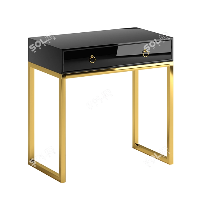 Elegant Vanity Table - 800x800x450mm 3D model image 4