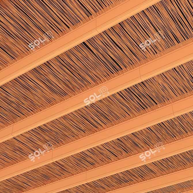Title: Canopy Branch Ceiling Decor 3D model image 6