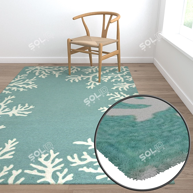 Luxury Carpet Set 3D model image 5