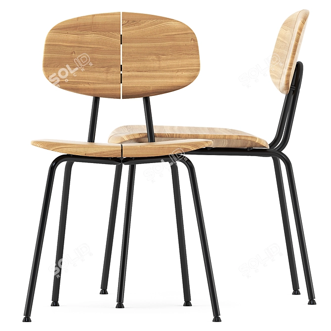 Agave Chair: Sleek Design, Exceptional Comfort 3D model image 3