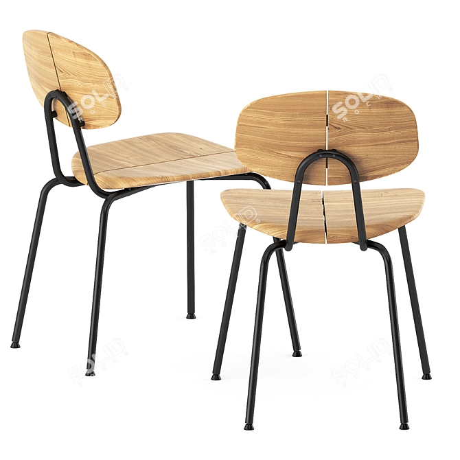 Agave Chair: Sleek Design, Exceptional Comfort 3D model image 4