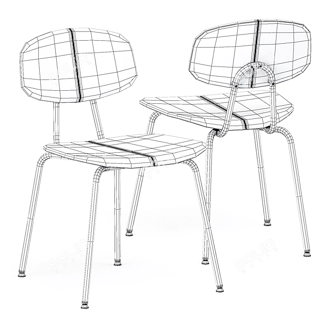 Agave Chair: Sleek Design, Exceptional Comfort 3D model image 5