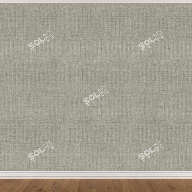 Seamless Wallpaper Set 508 - 3 Colors 3D model image 2