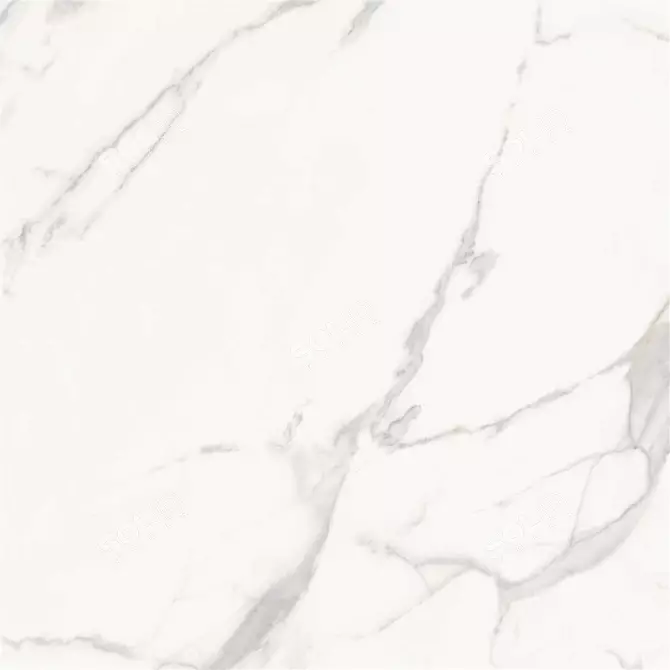 Royal Marble White Wall Tiles 3D model image 4