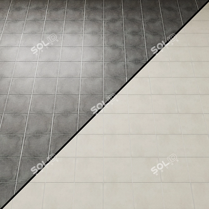 Carnabi Street Ceramic Tiles - Stylish and Durable 3D model image 3